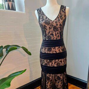 Black Lace Formal Gown